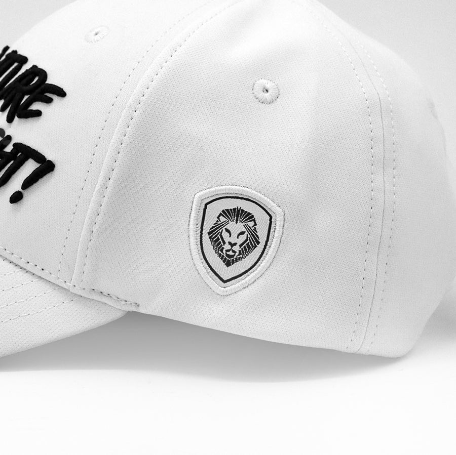 Future Looks Bright White & Black Snapback hat