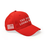 The Future Looks Bright Red Election Snapback hat