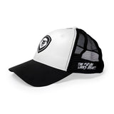 The Future Looks Bright Trucker Hat - Black & White