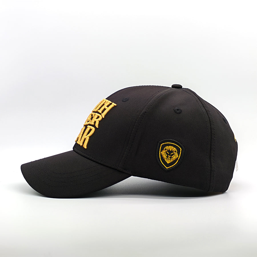 Faith Over Fear Hebrews 11:1 Black and Gold Snapback