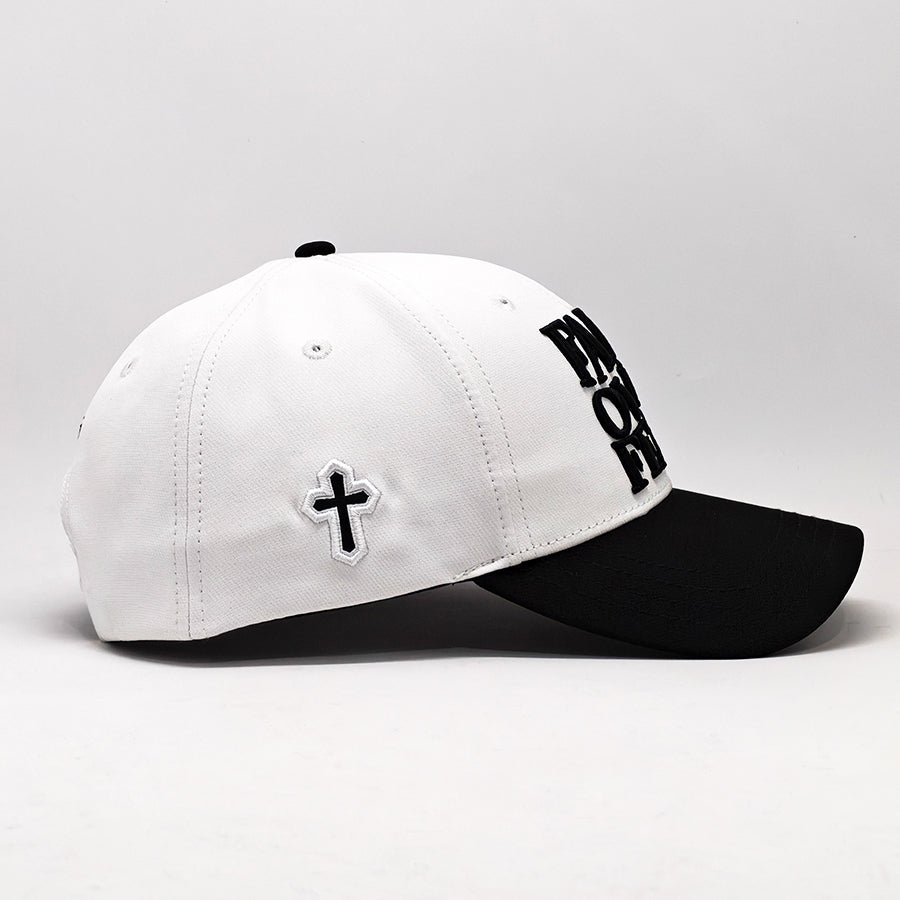 Faith over Fear Hebrews 11:1 White and Black Dual Tone Snapback Hat