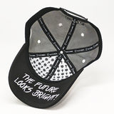 Faith over Fear Hebrews 11:1 White and Black Dual Tone Snapback Hat