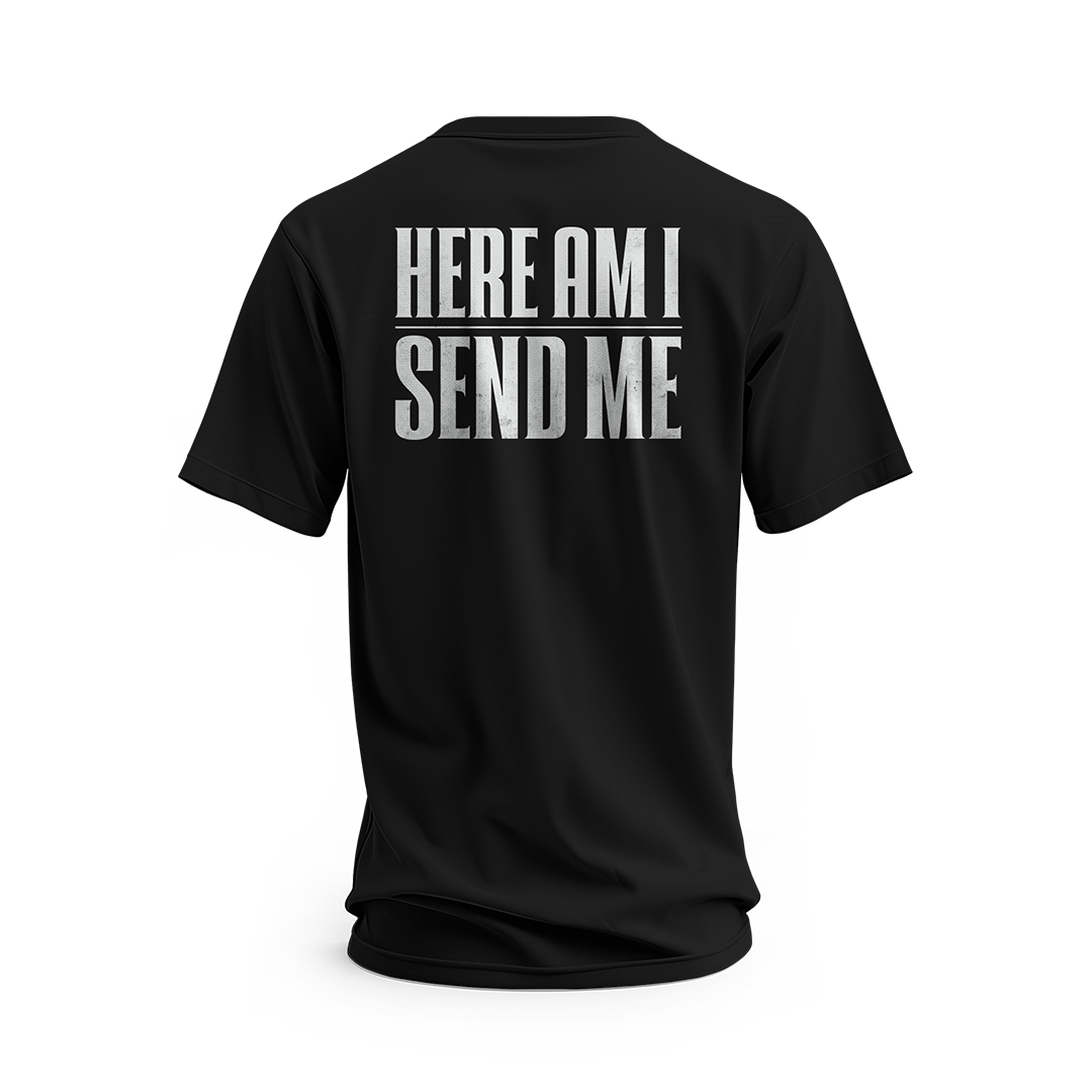 Isaiah 6:8 Here am I Send Me Short Sleeve T-Shirt