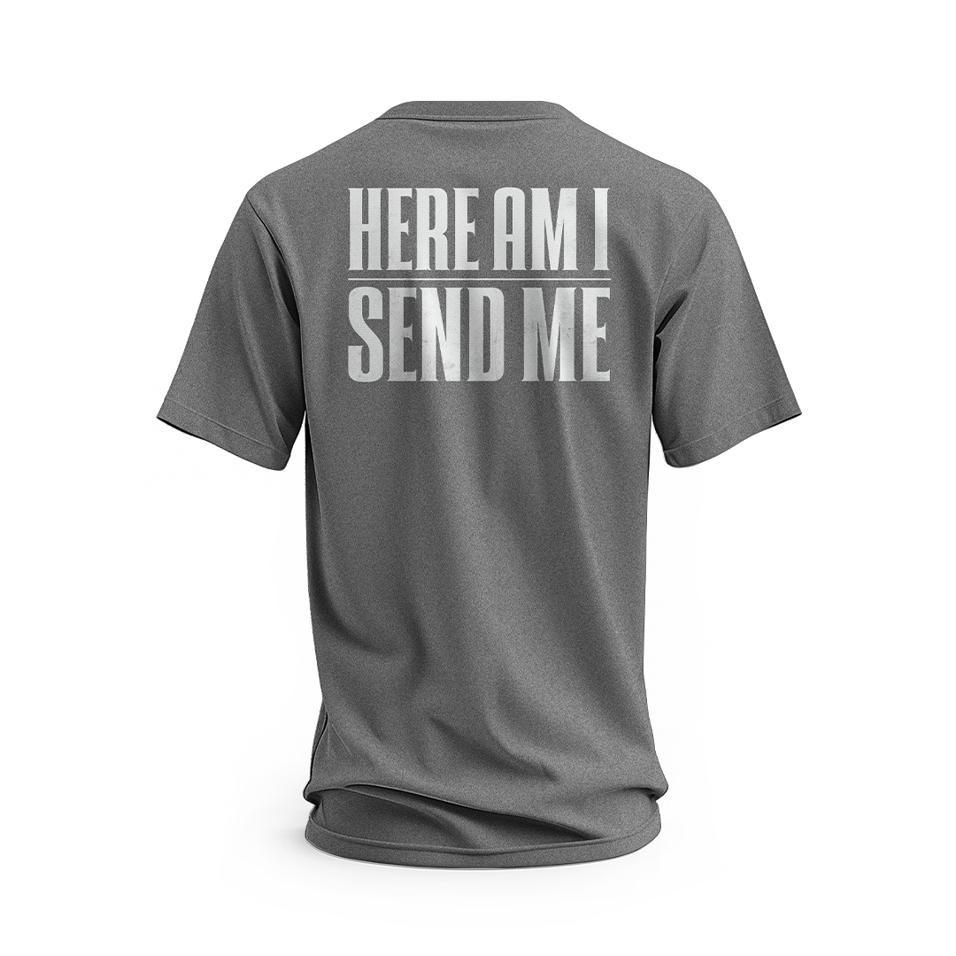 Isaiah 6:8 Here am I Send Me Short Sleeve T-Shirt