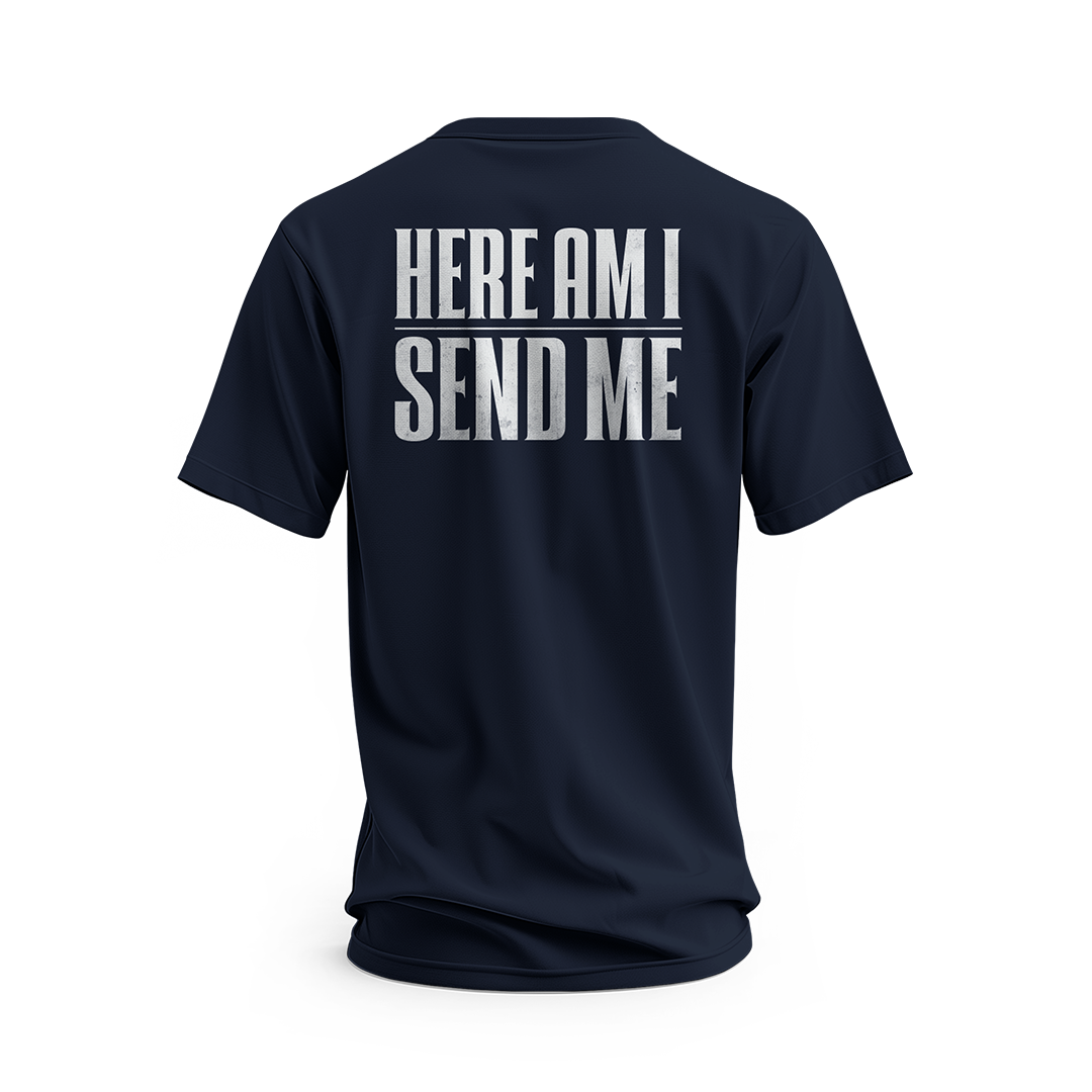 Isaiah 6:8 Here am I Send Me Short Sleeve T-Shirt