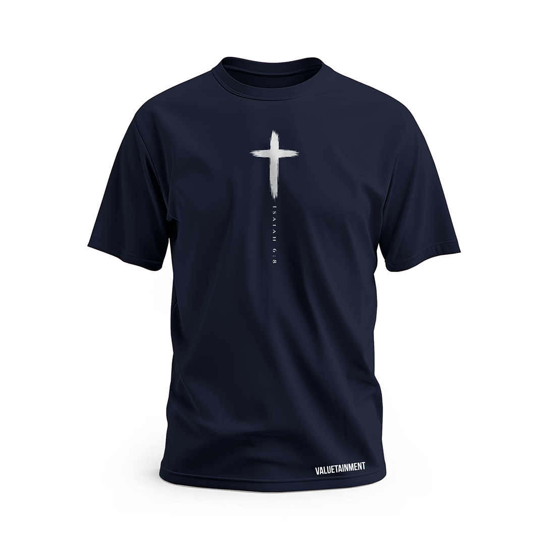 Isaiah 6:8 Here am I Send Me Short Sleeve T-Shirt