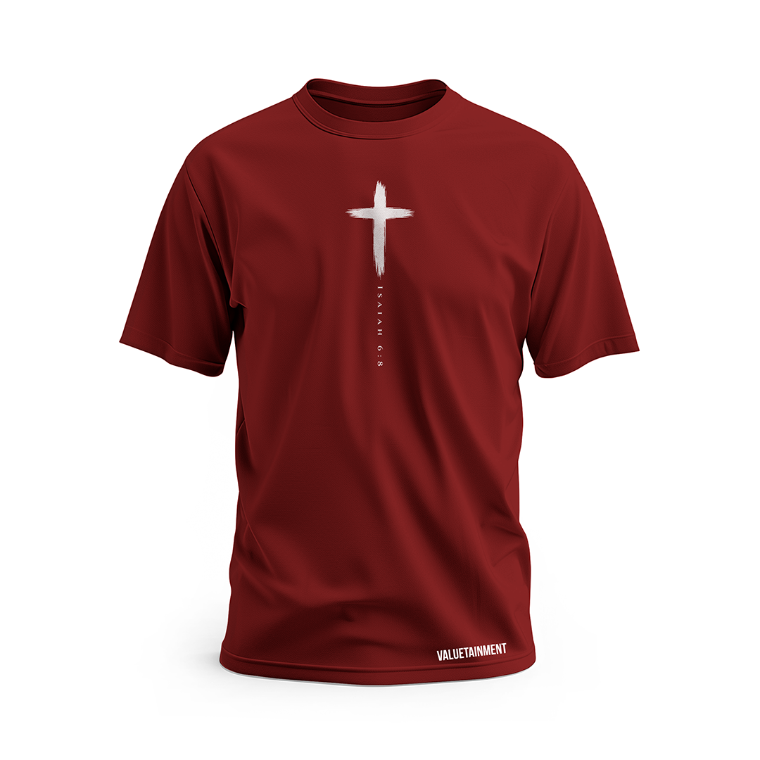 Isaiah 6:8 Here am I Send Me Short Sleeve T-Shirt