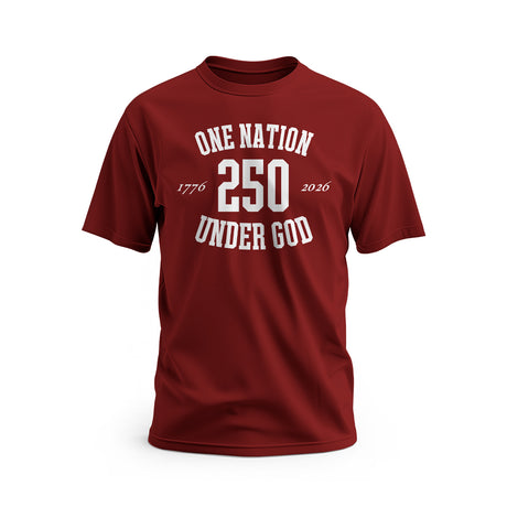 One Nation Under God 250 Short Sleeve T-Shirt