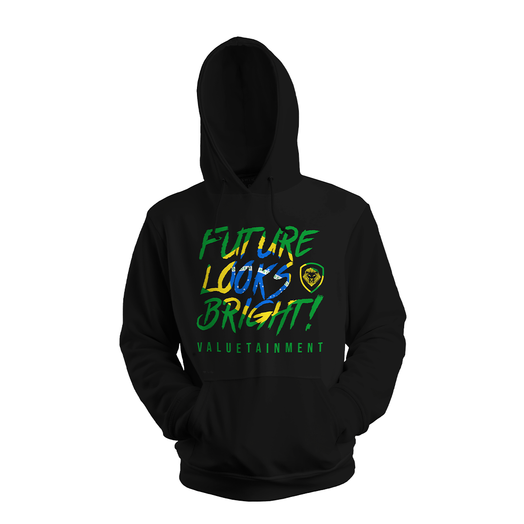 Future Looks Bright Brazil Collection Black Hoodie