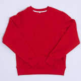 Embossed Sweater - Red