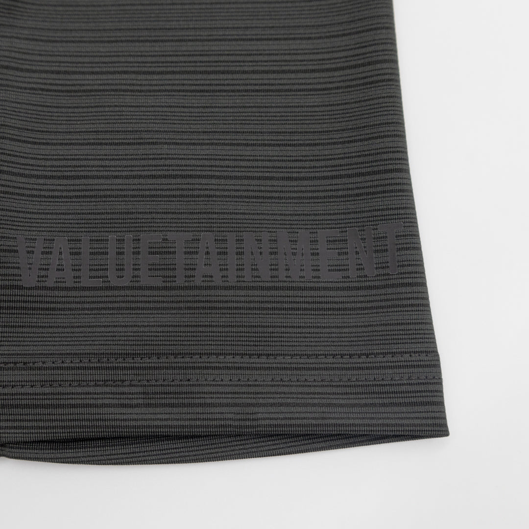 Valuetainment Dark Grey Premium Performance Short Sleeve T-shirt