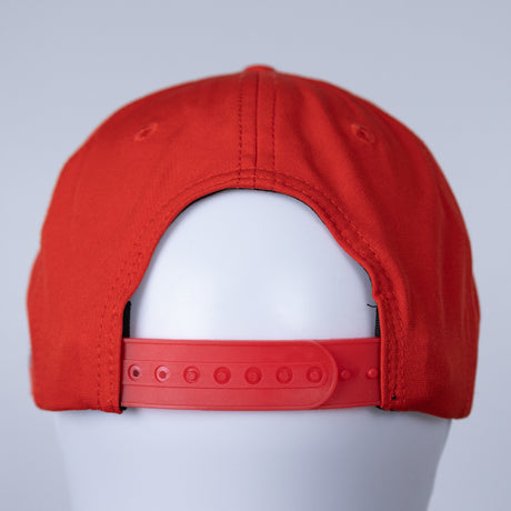 VT Shield Logo Future Looks Bright Red & White Snapback Hat