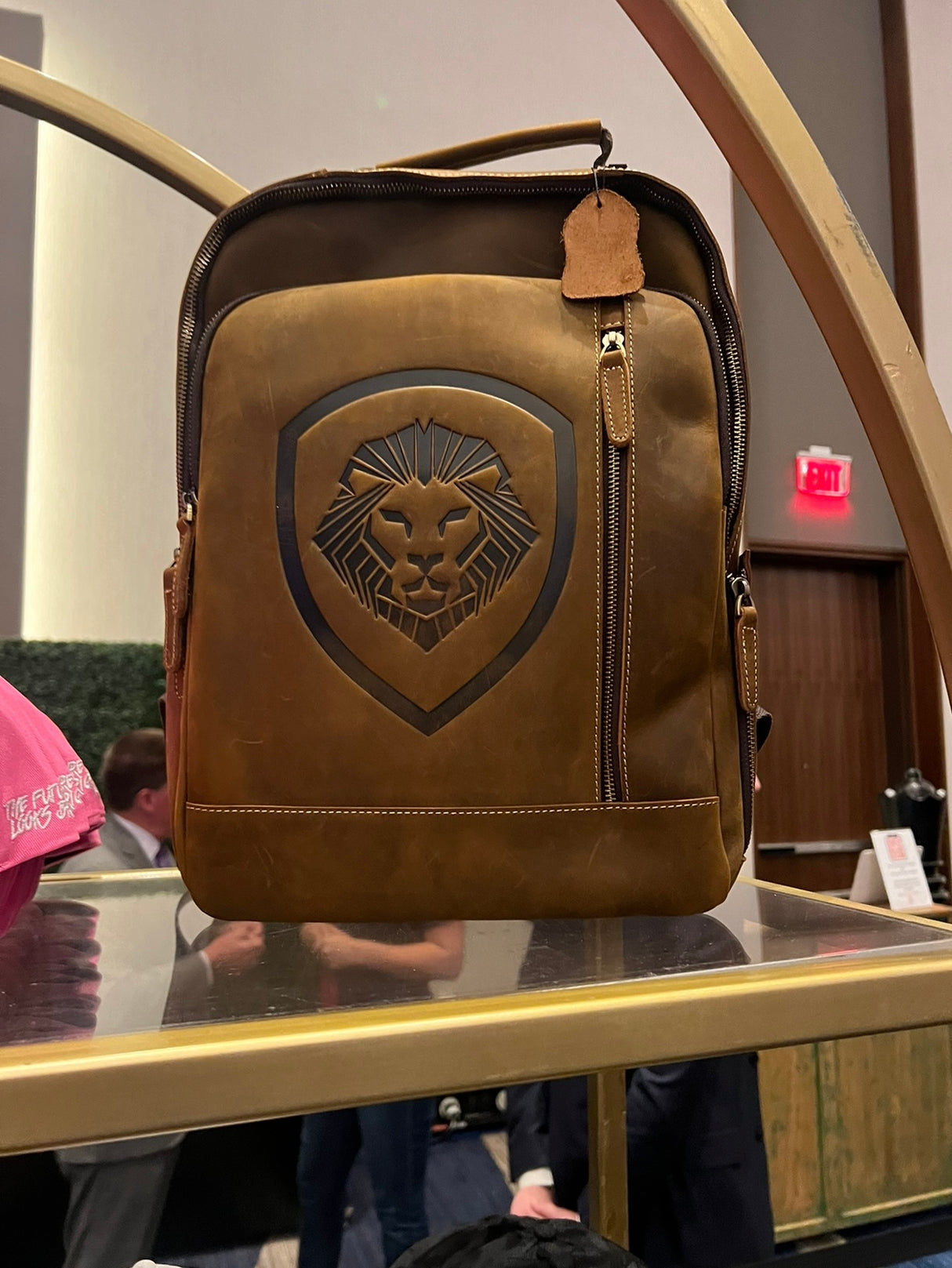 Brown Premium Valuetainment Leather Backpacks