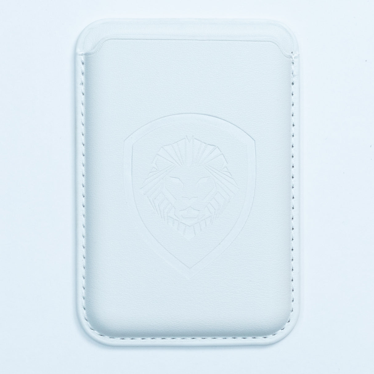 White Leather Credit Card Holder