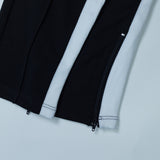 Black/White Track Suit Pant