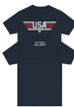 Men's USA Stripe Short Sleeve T-Shirt