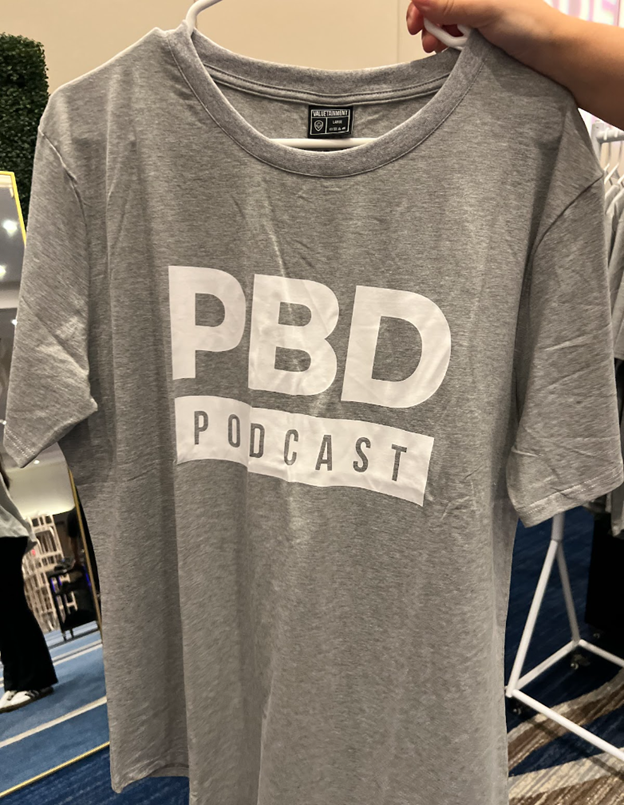 PBD Podcast Grey Short Sleeve T-Shirt