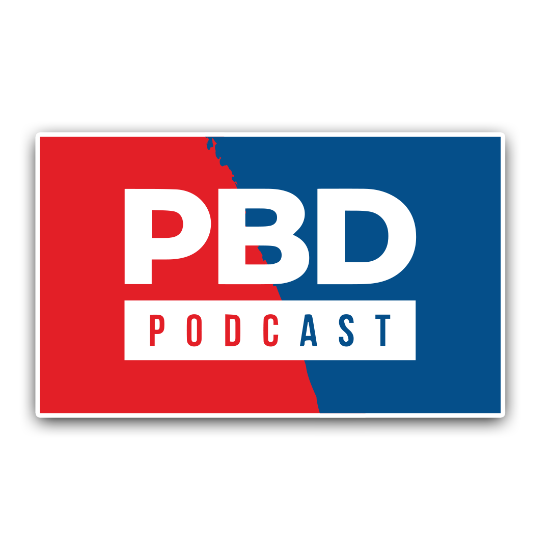 PBD PODCAST STICKER (5"x3")