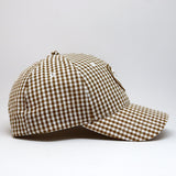 VT Shield Future Looks Bright Brown Gingham Check Snapback Hat