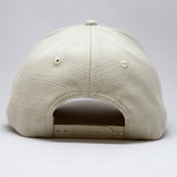 Future Looks Bright Ivory Cream Canvas Snapback Hat