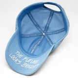 VT Shield Future Looks Bright Pewter Velcro Performance Perforated Hat