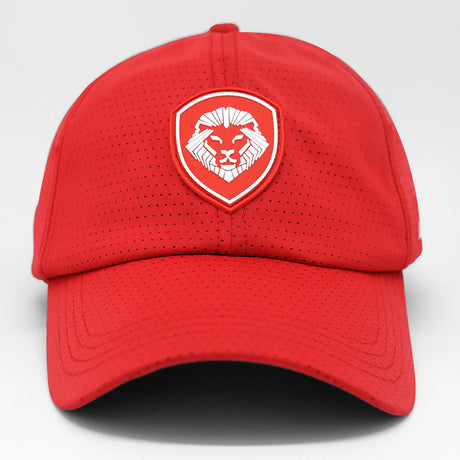 VT Shield Future Looks Bright Red Velcro Performance Perforated Hat