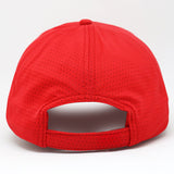 VT Shield Future Looks Bright Red Velcro Performance Perforated Hat