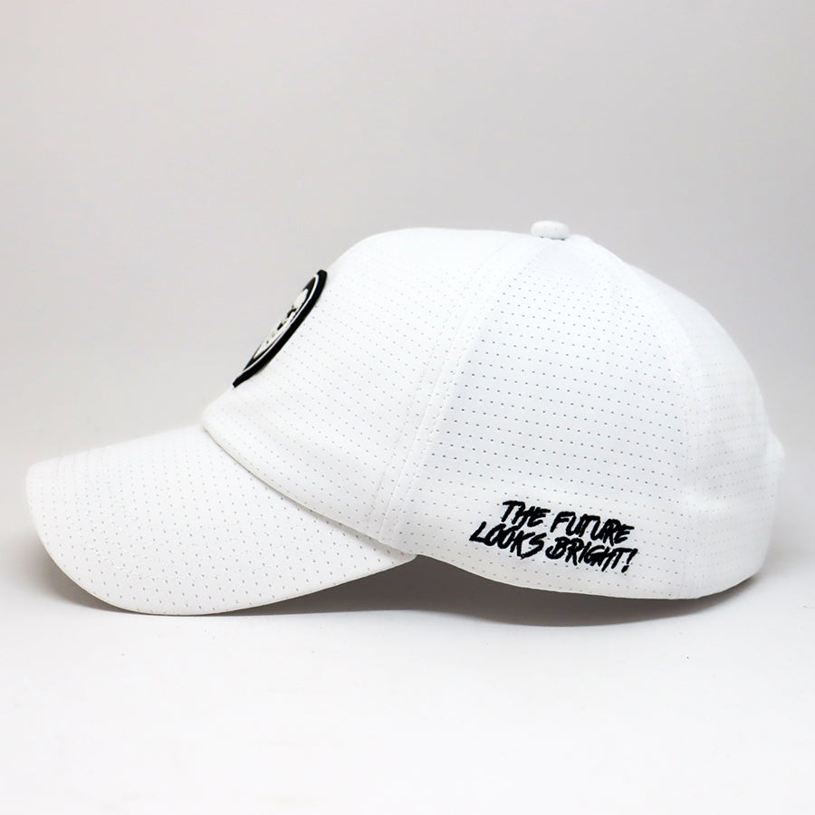 VT Shield Future Looks Bright White Velcro Performance Perforated Hat