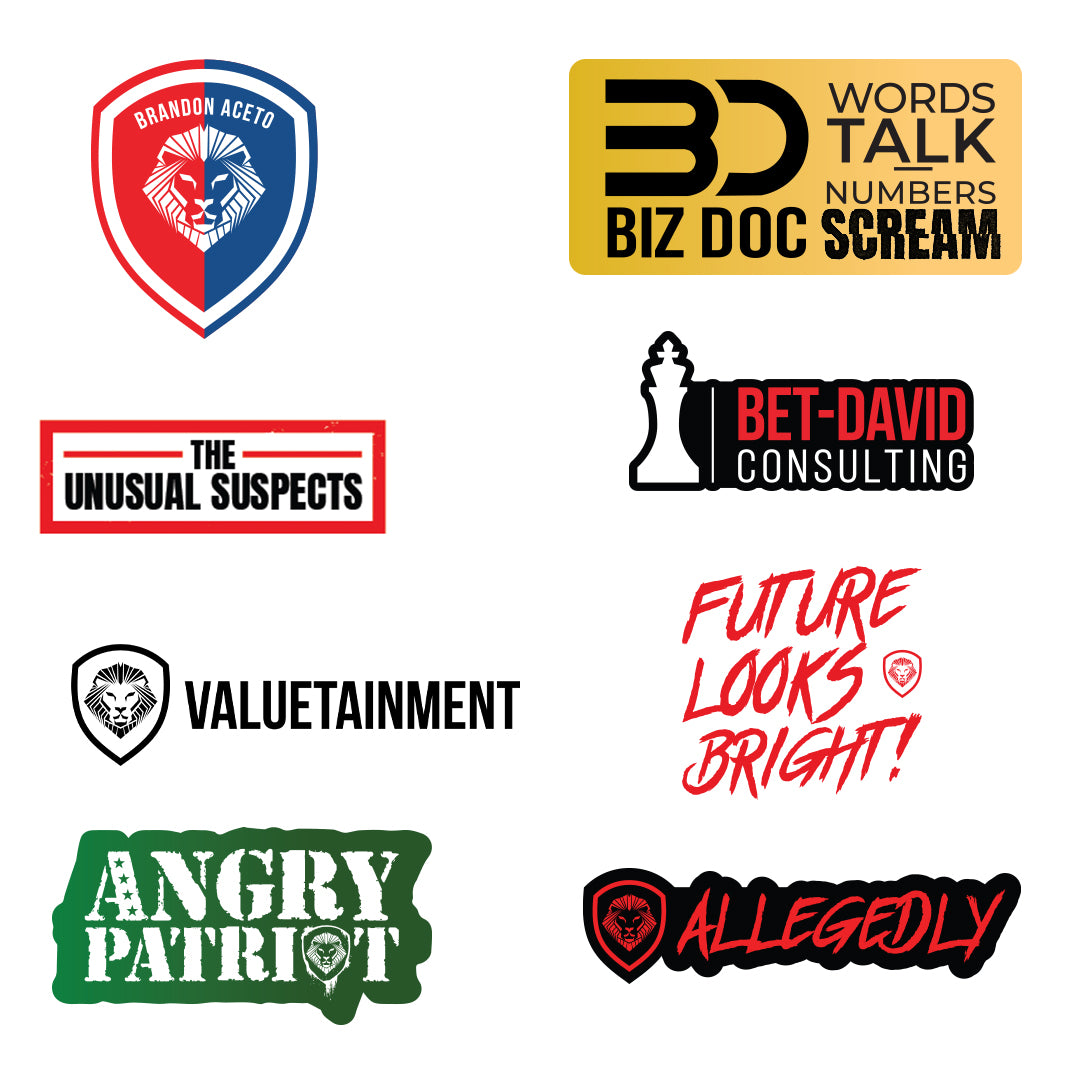 Sticker Sheet - Multi sticker sheet 8.5"x 5. 5". Full color - 9 Stickers