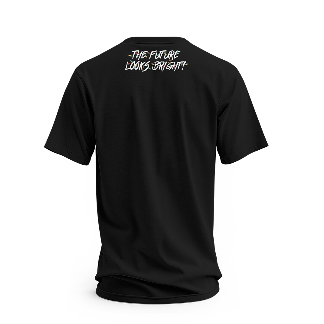 Men's Valuetainment Christmas Black Short Sleeve T-Shirt