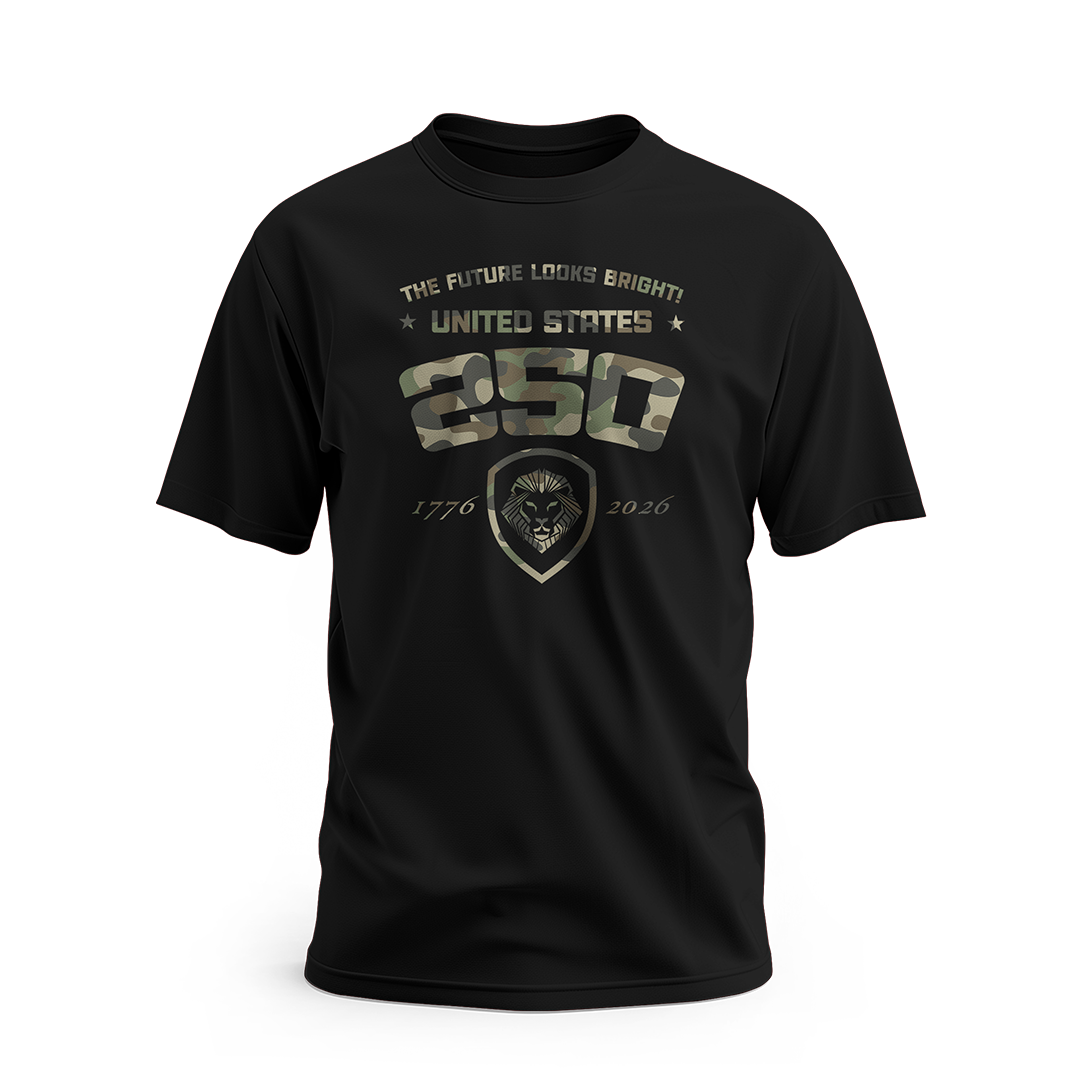 Future Looks Bright USA 250 Camo Short Sleeve T-Shirt
