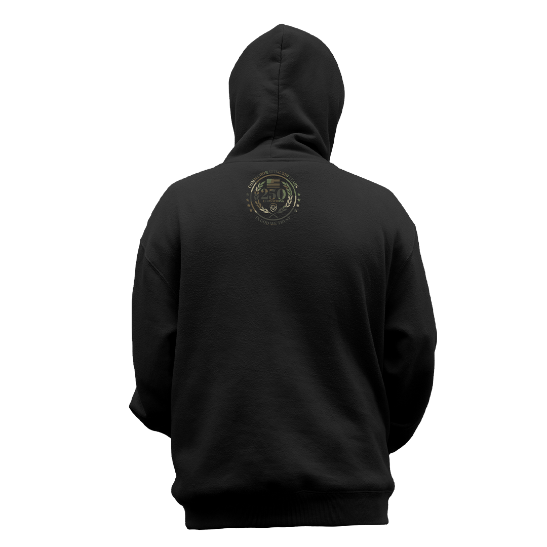 Future Looks Bright USA 250th Black Camo Hoodie