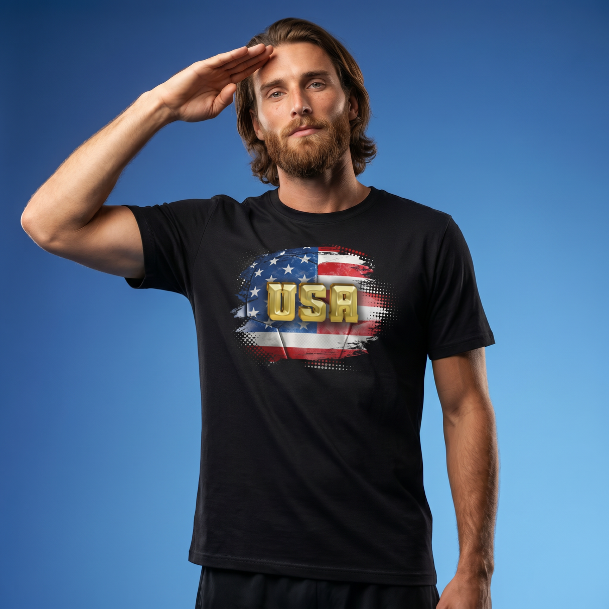 USA | FLB Nations Collection Short Sleeve T-Shirt