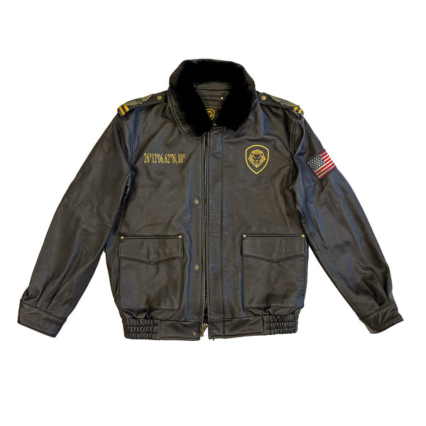 ミュージシャン SWITCHBLADE LONG AVIATOR JACKET Daruma Aviator Jacket