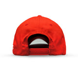 VT Lion Shield Logo Future Looks Bright Red & White Snapback Hat