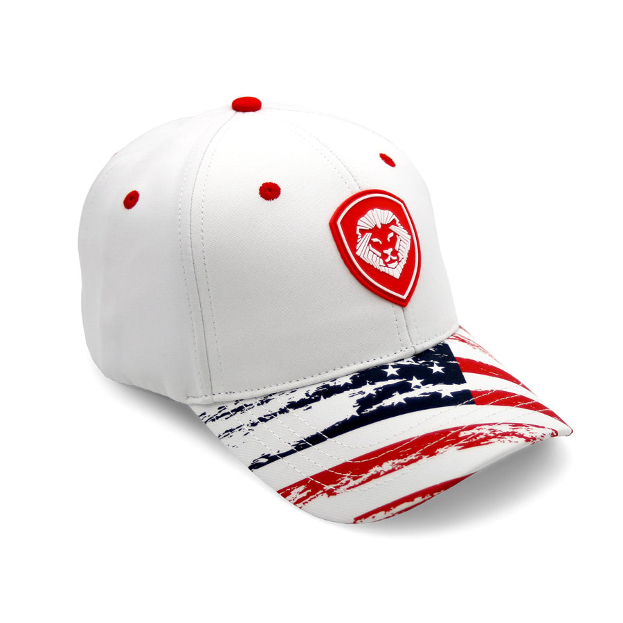 VT Shield Logo Future Looks Bright Patriotic Flag Snapback Hat