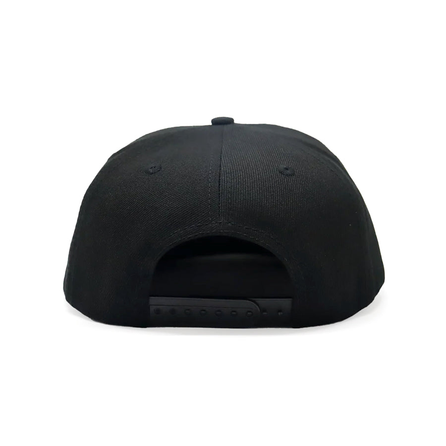 Future Looks Bright Black & White Flat Brim Snapback hat