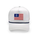 VT Flag Patch White Future Looks Bright Performance Snapback Hat