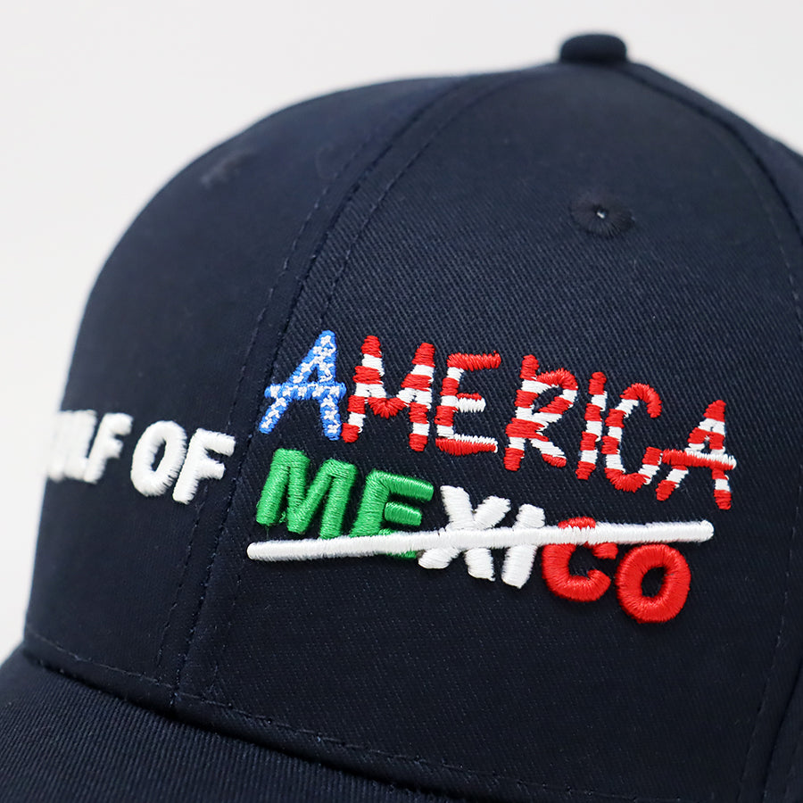 Future Looks Bright Gulf of America Mexico Navy Snapback Hat
