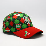 Future Looks Bright Christmas Argyle Lion Shield Snapback Hat