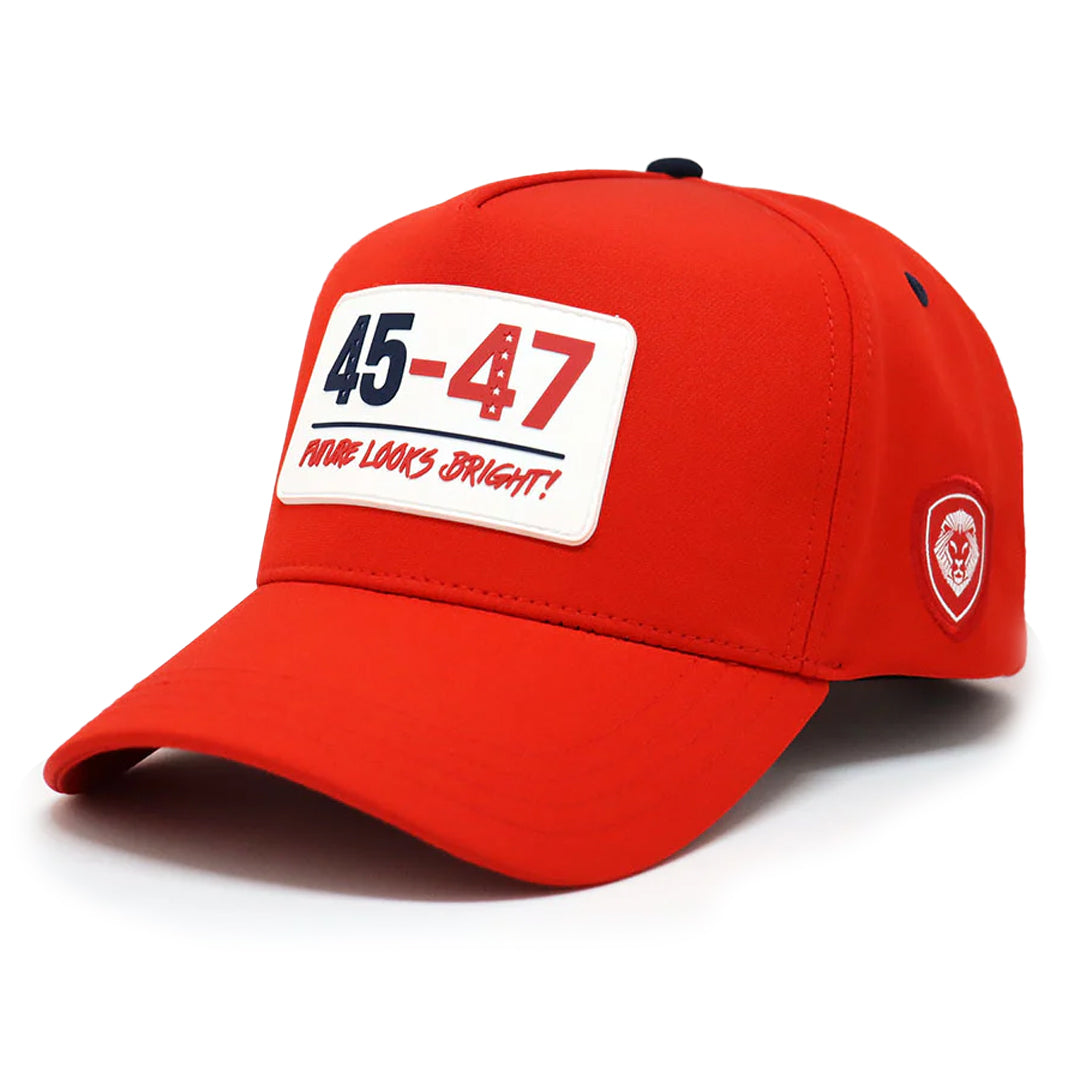 Future Looks Bright 45-47 Inauguration Red Snapback hat