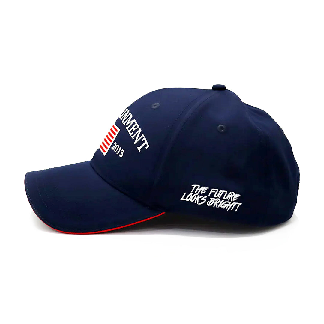 Future Looks Bright Valuetainment Flag Navy Snapback Hat