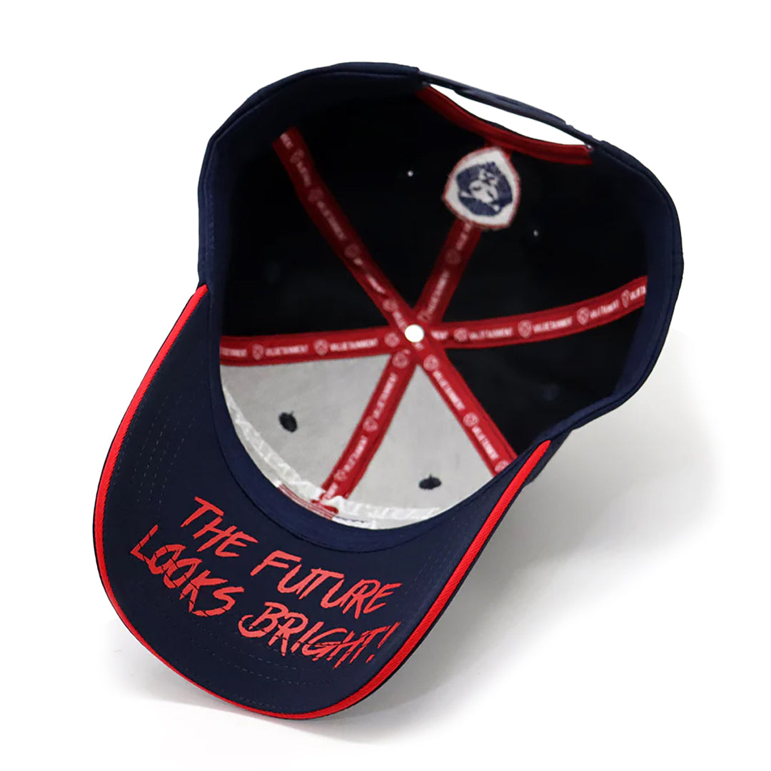 Future Looks Bright Valuetainment Flag Navy Snapback Hat