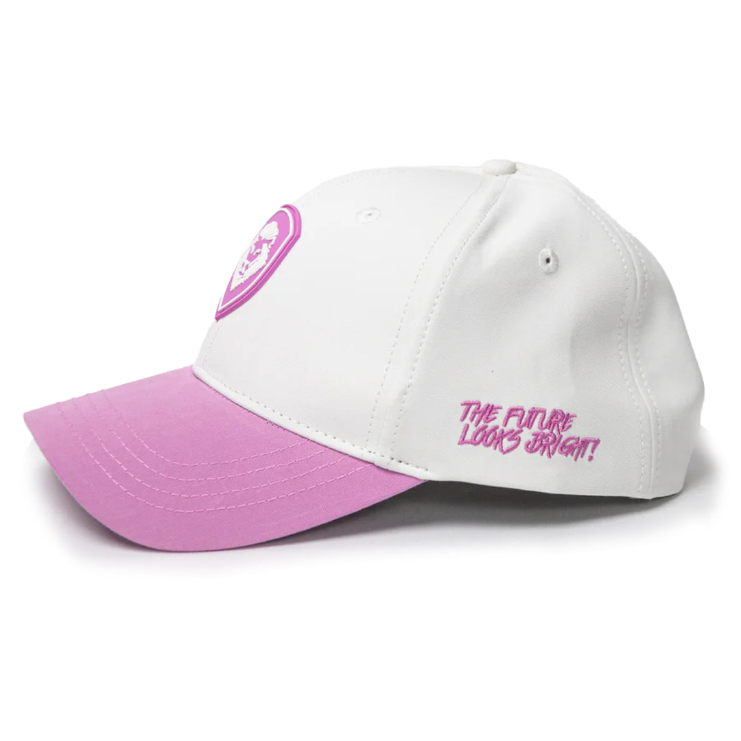 Women's VT Shield Logo Future Looks Bright Pink & White Snapback