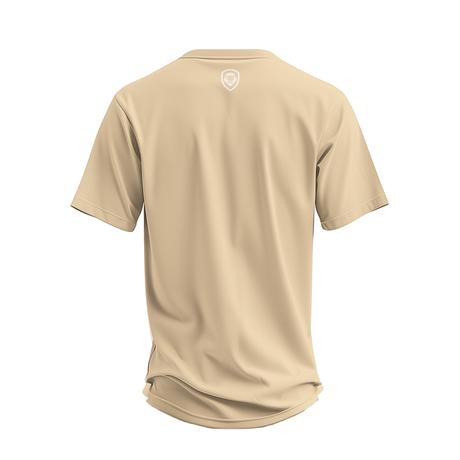 Future Looks Bright Premium Curved Hem Ivory and White Short Sleeve T-Shirt