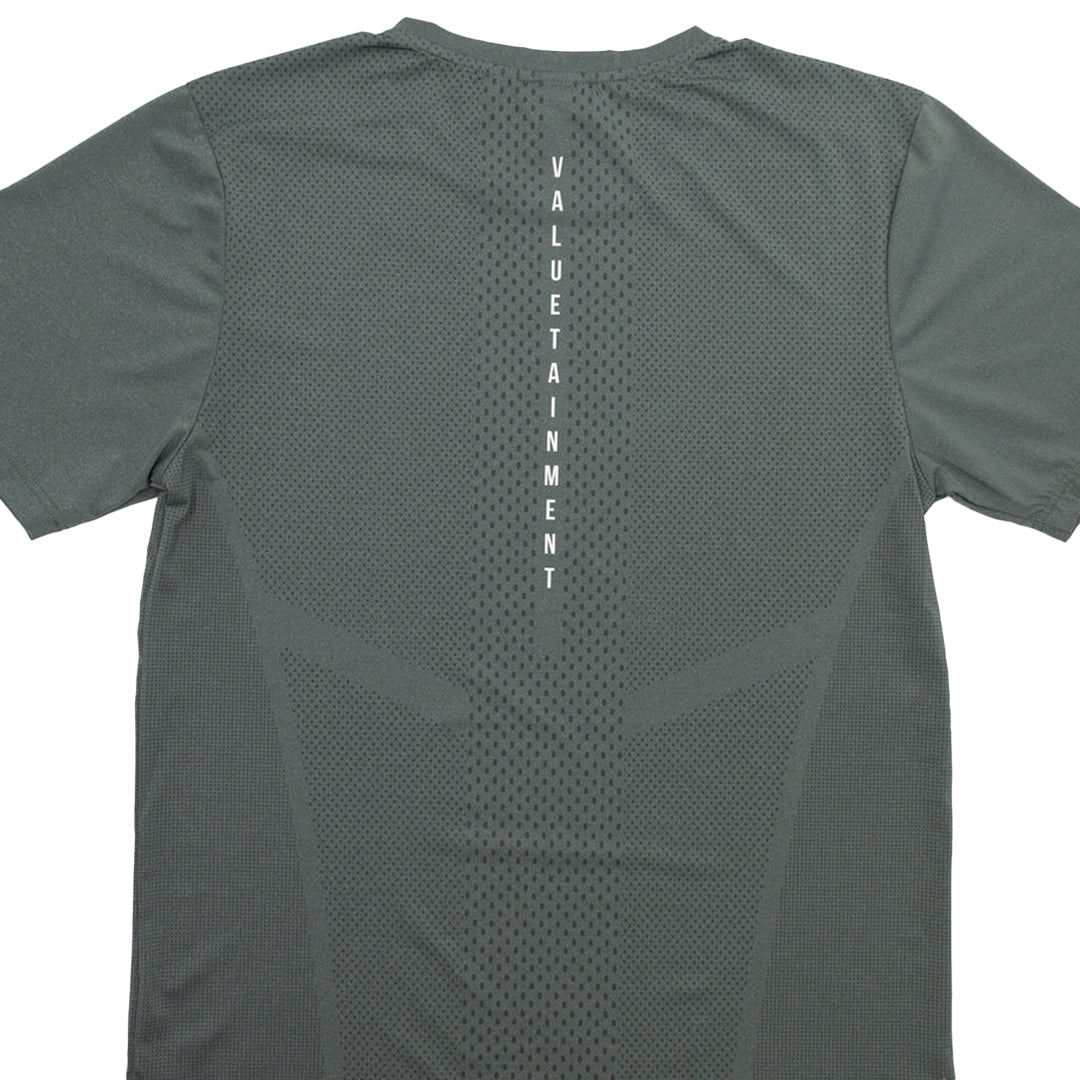 Valuetainment Army Green Premium Performance Short Sleeve T-shirt