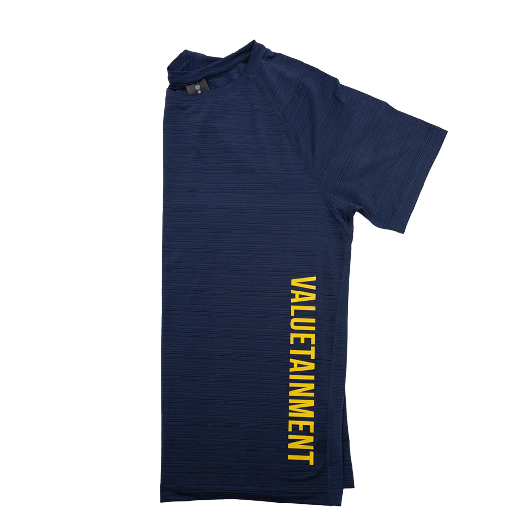 Valuetainment Navy Performance Short Sleeve Shirt