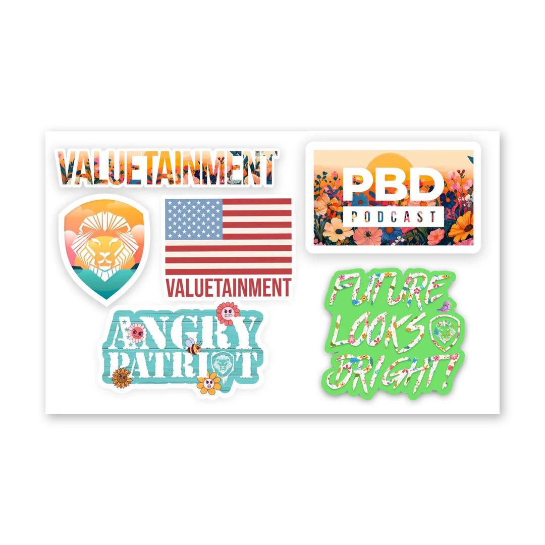 Spring Multi Pack Stickers 6 PK