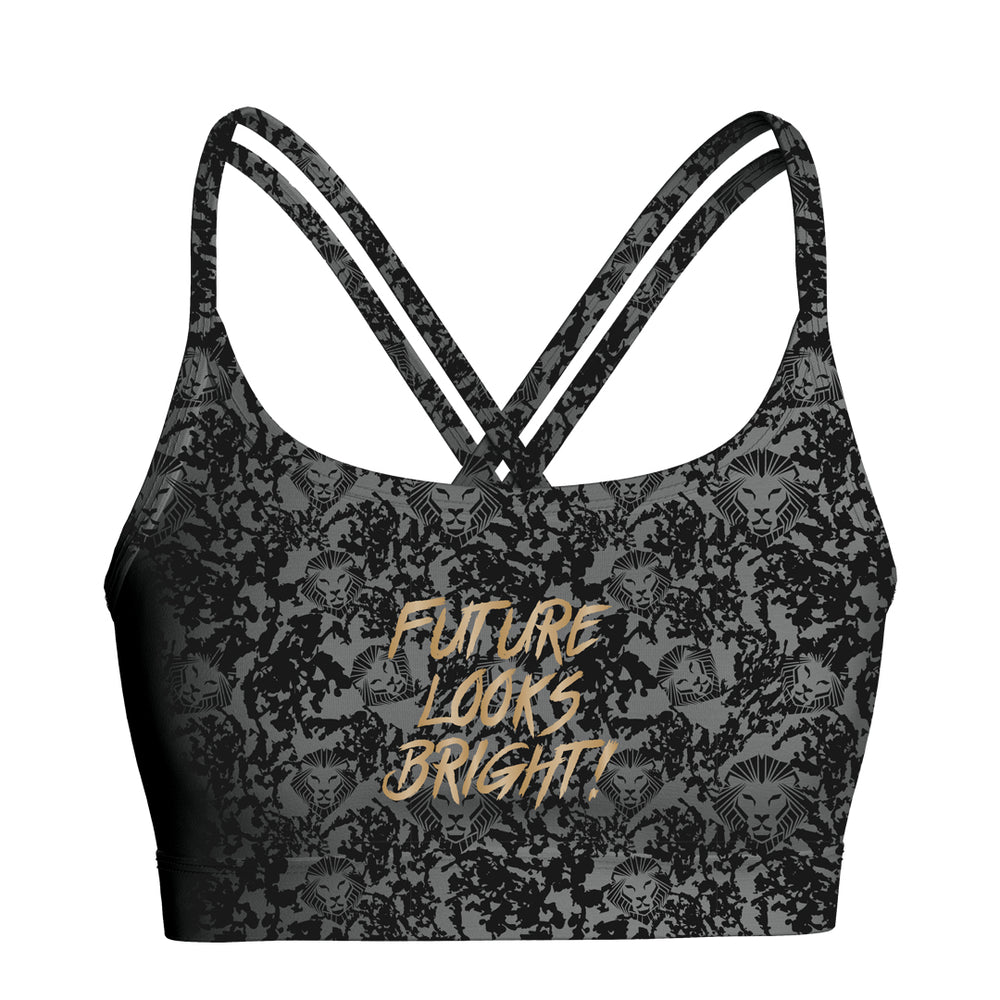VT Lion Shield Pattern Sports Bra