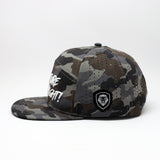 Future Looks Bright Light Brown Camo Flat Bill Snapback Hat